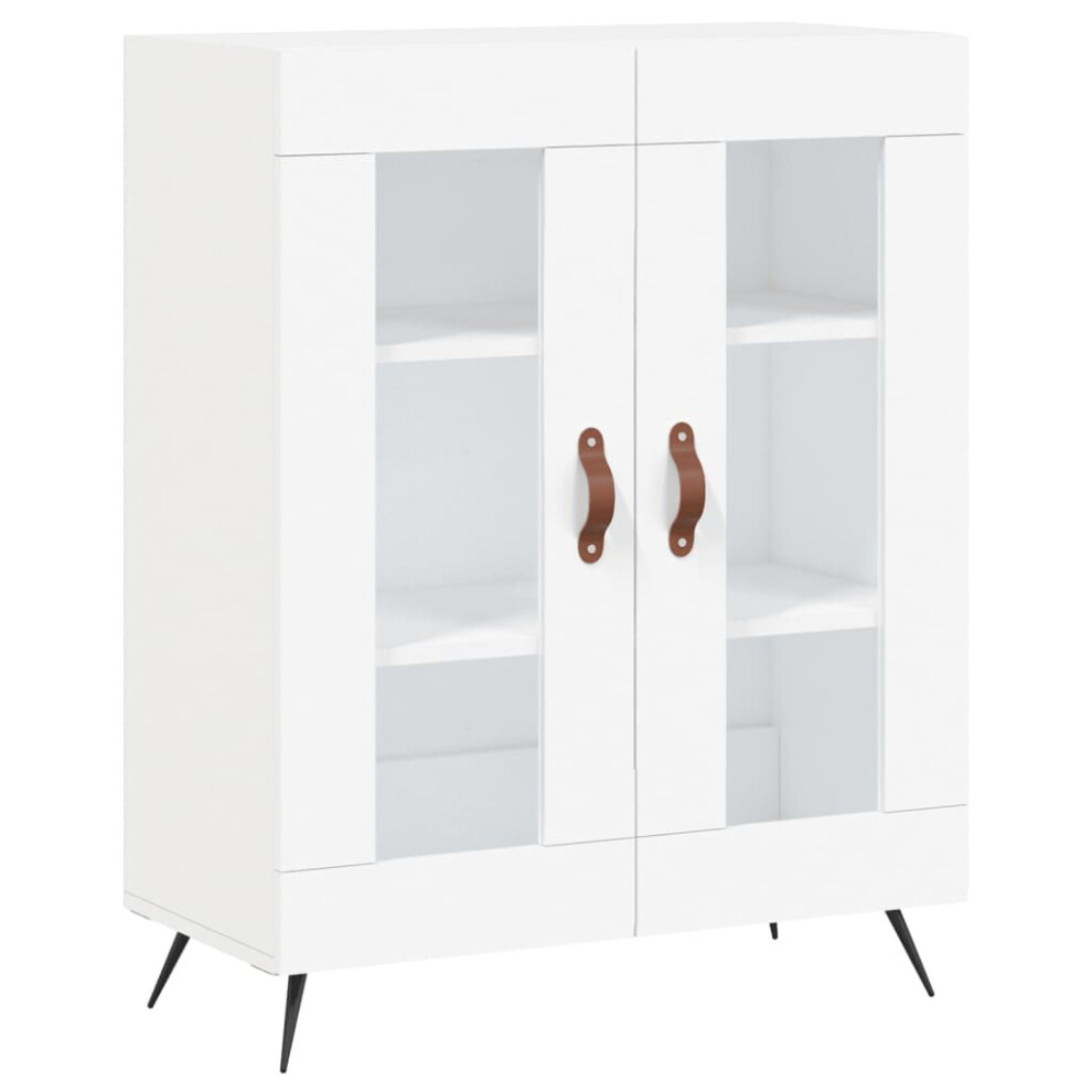 vidaXL Sideboard Storage Cabinet Cupboard Side Cabinet White Engineered Wood