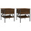 VidaXL vidaXL Bedside Tables Side Table Nightstand 2 pcs Brown Oak Engineered Wood 2