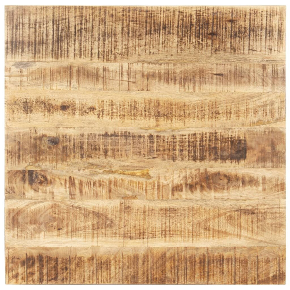 Vidaxl Solid Mango Wood Table Top 15-16Mm 70X70cm Replacement Mango Table Top