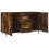 VidaXL vidaXL Sideboard Storage Side Cabinet Cupboard Smoked Oak Engineered Wood 4