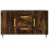 VidaXL vidaXL Sideboard Storage Side Cabinet Cupboard Smoked Oak Engineered Wood 5
