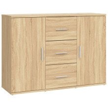 (sonoma oak) vidaXL Sideboard Storage Cabinet Cupboard Highboard Cabinet Engineered Wood