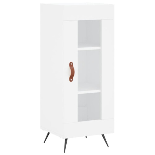VidaXL vidaXL Sideboard Storage Cabinet Cupboard Side Cabinet White Engineered Wood