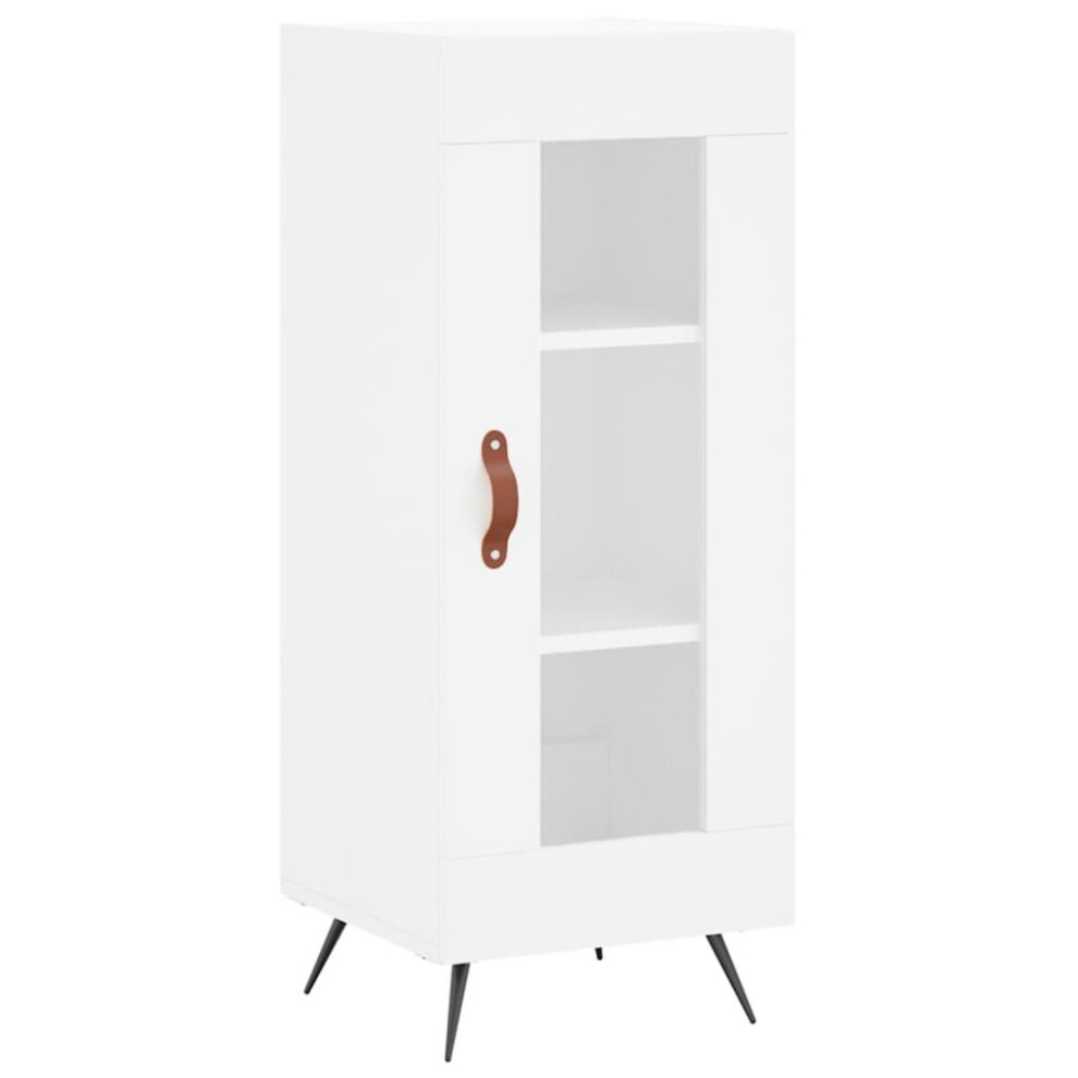 Vidaxl Sideboard Storage Cabinet Cupboard Side Cabinet White Engineered Wood