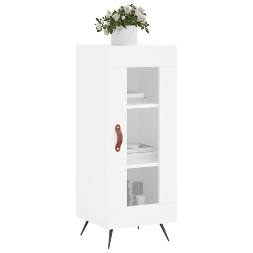 VidaXL vidaXL Sideboard Storage Cabinet Cupboard Side Cabinet White Engineered Wood 2
