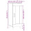 VidaXL vidaXL Sideboard Storage Cabinet Cupboard Side Cabinet White Engineered Wood 4