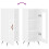VidaXL vidaXL Sideboard Storage Cabinet Cupboard Side Cabinet White Engineered Wood 9