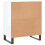 VidaXL (high gloss white, 3 pcs) vidaXL Sideboard Storage Side Cabinet Cupboards 2 pcs White Engineered Wood 8