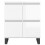 VidaXL (high gloss white, 3 pcs) vidaXL Sideboard Storage Side Cabinet Cupboards 2 pcs White Engineered Wood 6