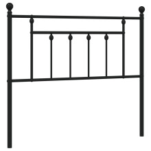 (black, 107 cm) vidaXL Metal Headboard Bed Header Bed Headboard Black Headboard Black 80 cm