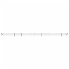 vidaXL Maschendrahtzaun Anthrazit 0,8x25 m Verzinkter Stahl