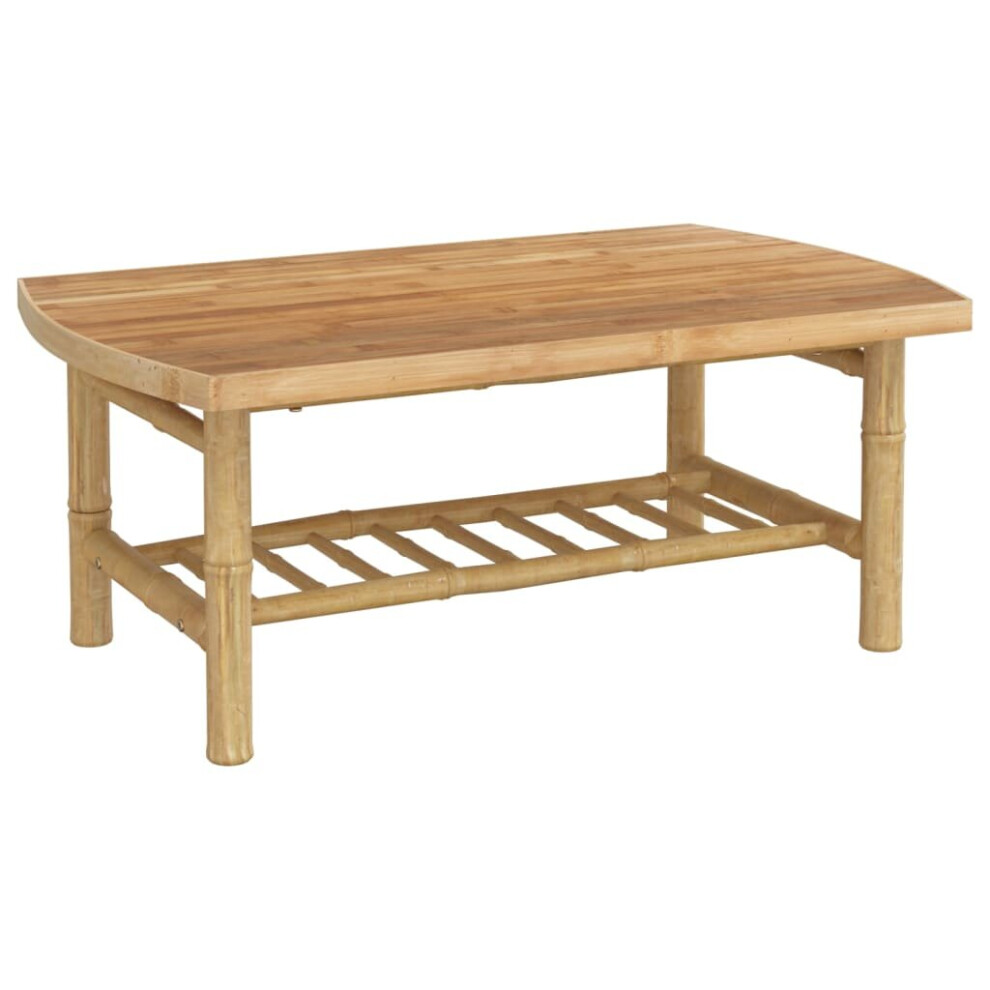 vidaXL Garden Coffee Table Outdoor Table Patio Dining Sofa Couch Table Bamboo