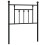 VidaXL (black, 75 cm) vidaXL Metal Headboard Bed Header Bed Headboard Black Headboard Black 80 cm 1