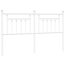 (white, 160 cm) vidaXL Metal Headboard Bed Header Bed Headboard Black Headboard Black 80 cm
