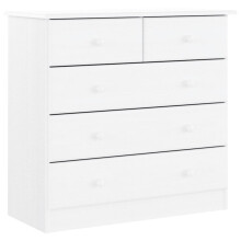 vidaXL Kommode ALTA Weiß 77x35x73 cm Massivholz Kiefer