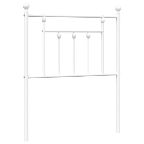 VidaXL (white, 75 cm) vidaXL Metal Headboard Bed Header Bed Headboard Black Headboard Black 80 cm
