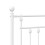 VidaXL (white, 100 cm) vidaXL Metal Headboard Bed Header Bed Headboard Black Headboard Black 80 cm 6