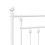 VidaXL (white, 80 cm) vidaXL Metal Headboard Bed Header Bed Headboard Black Headboard Black 80 cm 6
