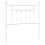 VidaXL (white, 80 cm) vidaXL Metal Headboard Bed Header Bed Headboard Black Headboard Black 80 cm 2