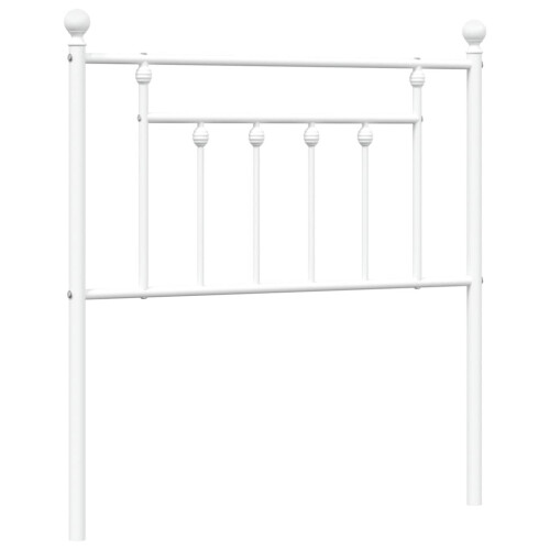 VidaXL (white, 80 cm) vidaXL Metal Headboard Bed Header Bed Headboard Black Headboard Black 80 cm 1