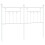 VidaXL (white, 150 cm) vidaXL Metal Headboard Bed Header Bed Headboard Black Headboard Black 80 cm 2