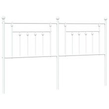 (white, 180 cm) vidaXL Metal Headboard Bed Header Bed Headboard Black Headboard Black 80 cm