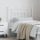 VidaXL (white, 80 cm) vidaXL Metal Headboard Bed Header Bed Headboard Black Headboard Black 80 cm 3