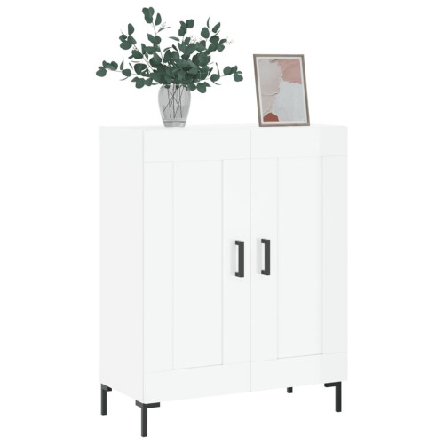 VidaXL vidaXL Sideboard Storage Cupboard Buffet High Gloss White Engineered Wood 2
