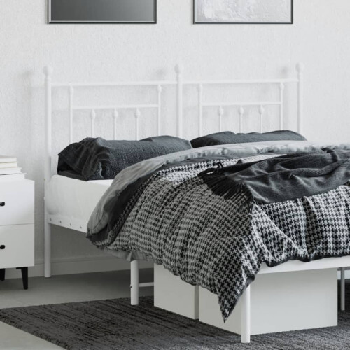 VidaXL (white, 150 cm) vidaXL Metal Headboard Bed Header Bed Headboard Black Headboard Black 80 cm 2