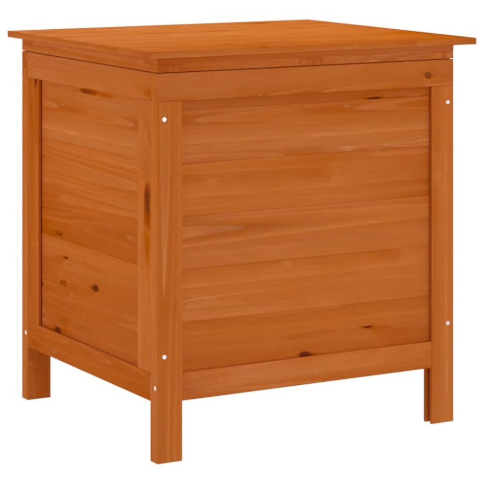 Vidaxl (Brown, 50 X 49 X 56.5 Cm) Garden Storage Box Outdoor Storage Chest Trunk Toy Box Solid Wood Fir