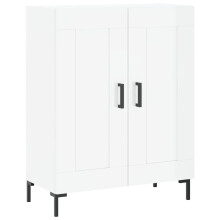 vidaXL Sideboard Storage Cupboard Buffet High Gloss White Engineered Wood