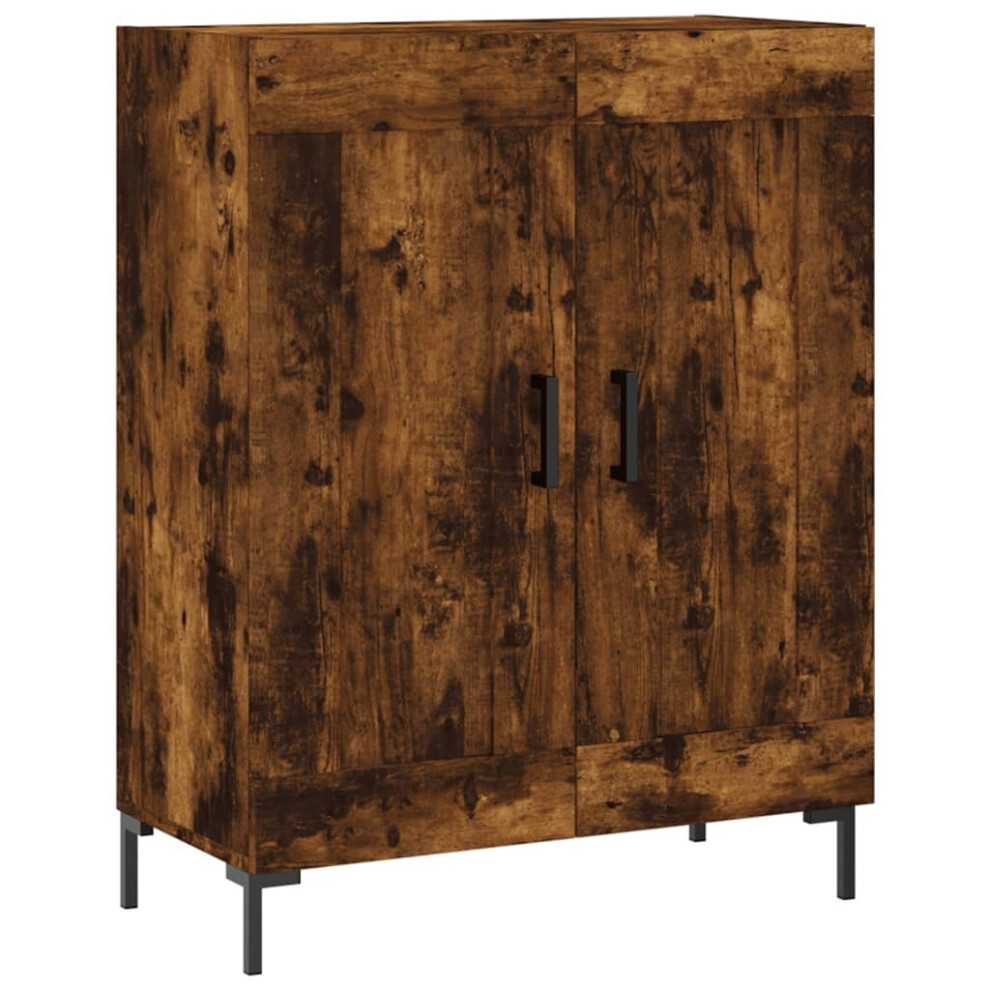 Vidaxl Sideboard Storage Cupboard Side Cabinet Smoked Oak Engineered Wood