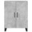 VidaXL (concrete grey, 2 doors) vidaXL Highboard Sideboard Storage Cabinet High Gloss White Engineered Wood 8