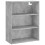 VidaXL (concrete grey, 2 doors) vidaXL Highboard Sideboard Storage Cabinet High Gloss White Engineered Wood 5