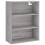VidaXL (grey sonoma, 2 doors) vidaXL Highboard Sideboard Storage Cabinet High Gloss White Engineered Wood 5