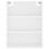 VidaXL (white, 2 doors) vidaXL Highboard Sideboard Storage Cabinet High Gloss White Engineered Wood 6