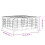 VidaXL vidaXL Garden Table Outdoor Dining Table Coffee Table Anthracite Poly Rattan 4