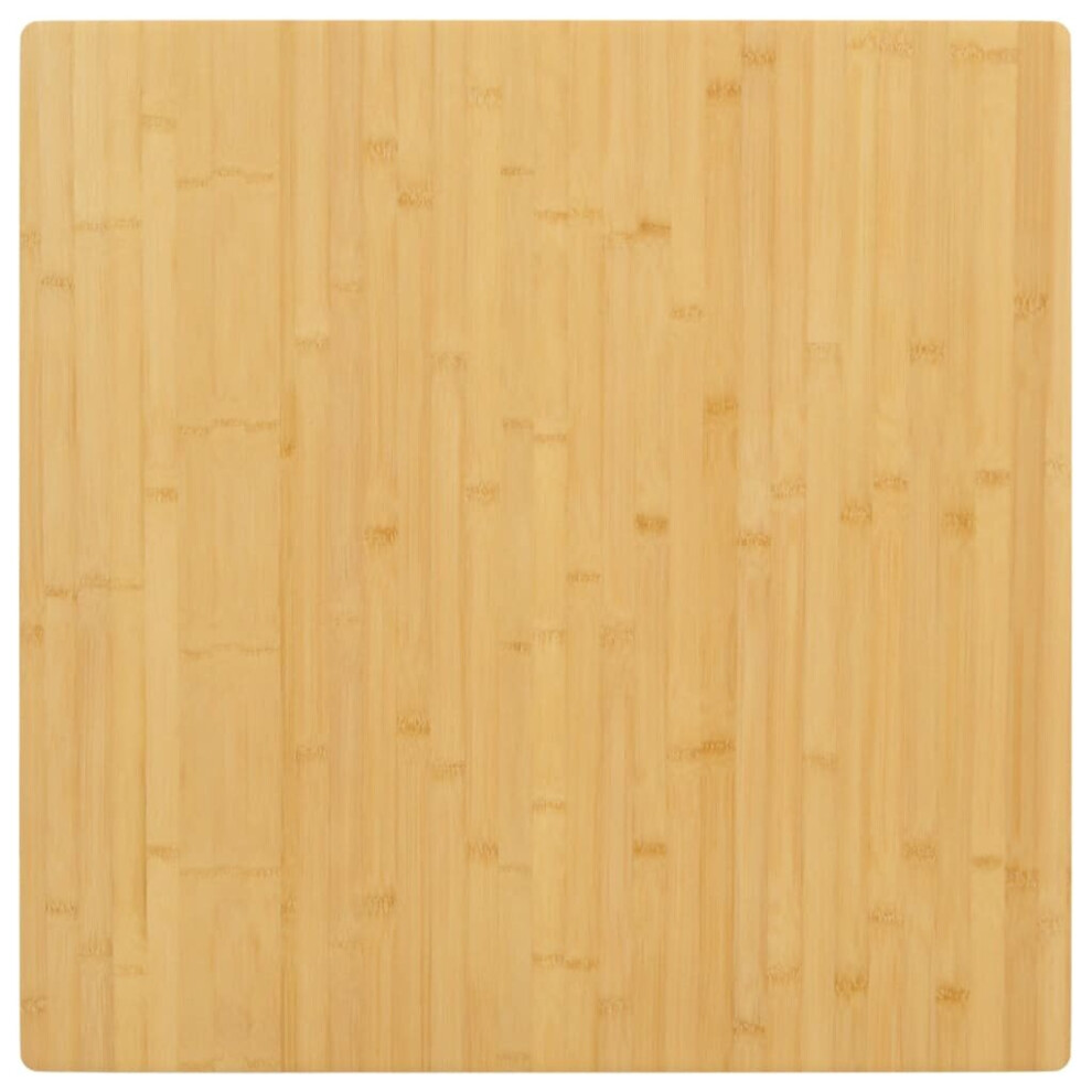 (70 x 70 x 1.5 cm) vidaXL Table Top Restaurant Home Tabletop Replacement Dining Table Top Bamboo