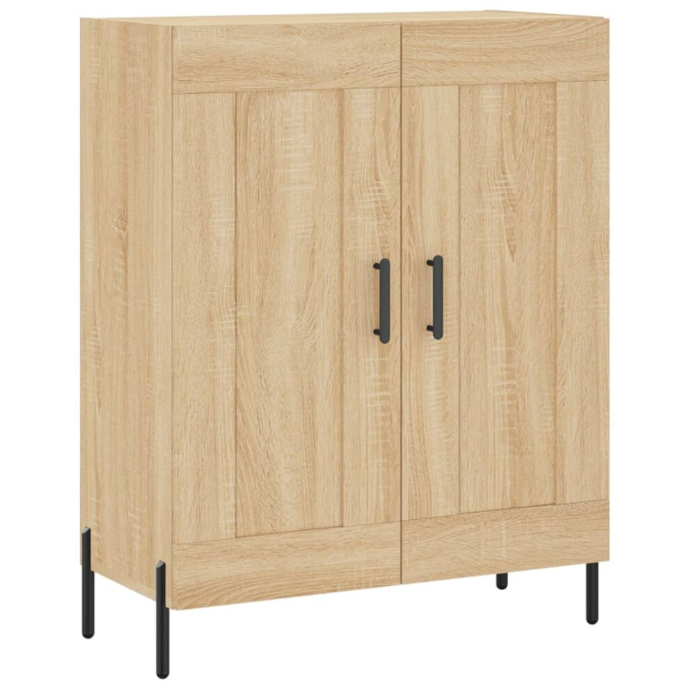 Vidaxl Sideboard Storage Cupboard Side Cabinet Sonoma Oak Engineered Wood