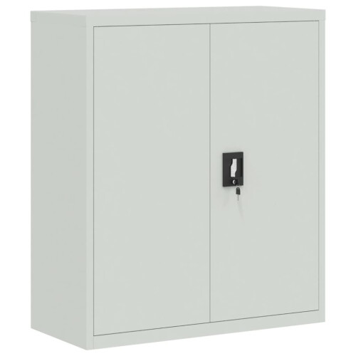 VidaXL vidaXL Aktenschrank Hellgrau 90x40x105 cm Stahl