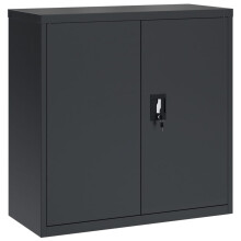 (anthracite, 90 x 40 x 90 cm) vidaXL Office Cabinet Steel Filing Storage File Cabinet Cupboard Under Desk