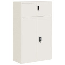 (white, 90 x 40 x 145 cm) vidaXL File Cabinet Storage Cabinet Office Filing Cabinet Storage Unit Steel