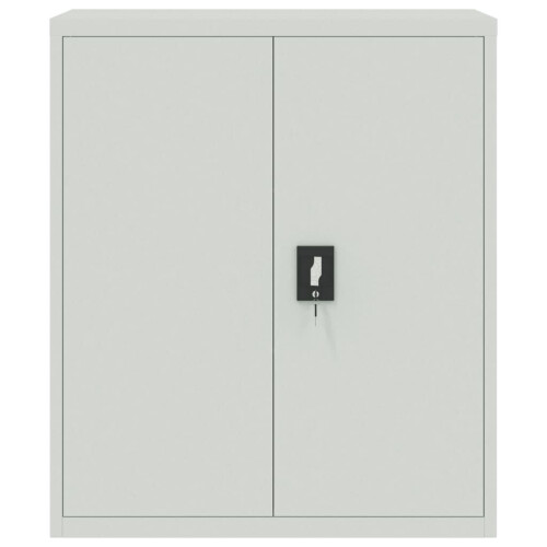 VidaXL vidaXL Aktenschrank Hellgrau 90x40x105 cm Stahl 2