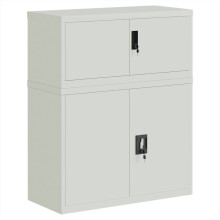 (light grey, 90 x 40 x 110 cm) vidaXL File Cabinet Storage Cabinet Office Filing Cabinet Storage Unit Steel