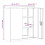 VidaXL vidaXL Aktenschrank Hellgrau 90x40x105 cm Stahl 10