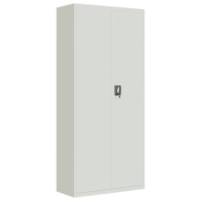 (light grey, 90 x 40 x 200 cm) vidaXL Office Cabinet Steel Filing Storage File Cabinet Cupboard Under Desk