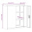 VidaXL vidaXL Aktenschrank Hellgrau 90x40x145 cm Stahl 4