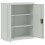 VidaXL vidaXL Aktenschrank Hellgrau 90x40x145 cm Stahl 9