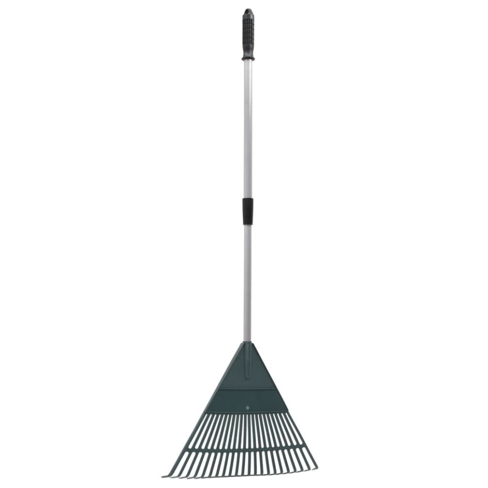 (109 cm) vidaXL Artificial Grass Rake Grass Brush Leaf Rake Turf Rake Dark Green PP