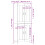VidaXL (white, 2 wood doors) vidaXL Highboard Sideboard Cupboard Side Board Storage Cabinet Engineered Wood 4
